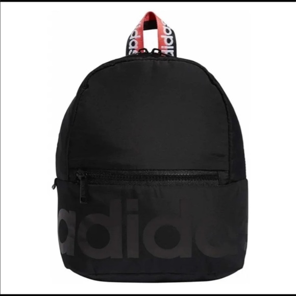 Adidas Linear Mini Backpack Black Coral Pink